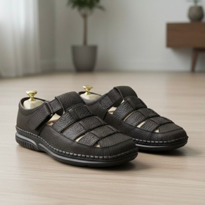 Genuine BOB Leather Premium Sacchi Shoes - Black