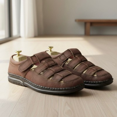 Genuine BOB Leather Premium Sacchi Shoes - Chocolate