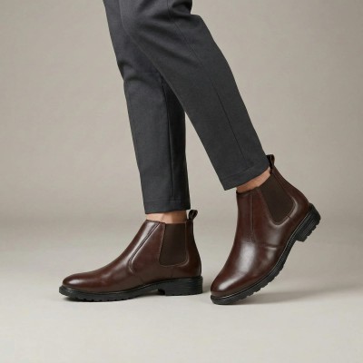 Men’s Premium Low Chelsea Boot - Chocolate