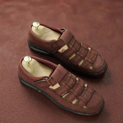 Genuine BOB Leather Premium Sacchi Shoes - Chocolate